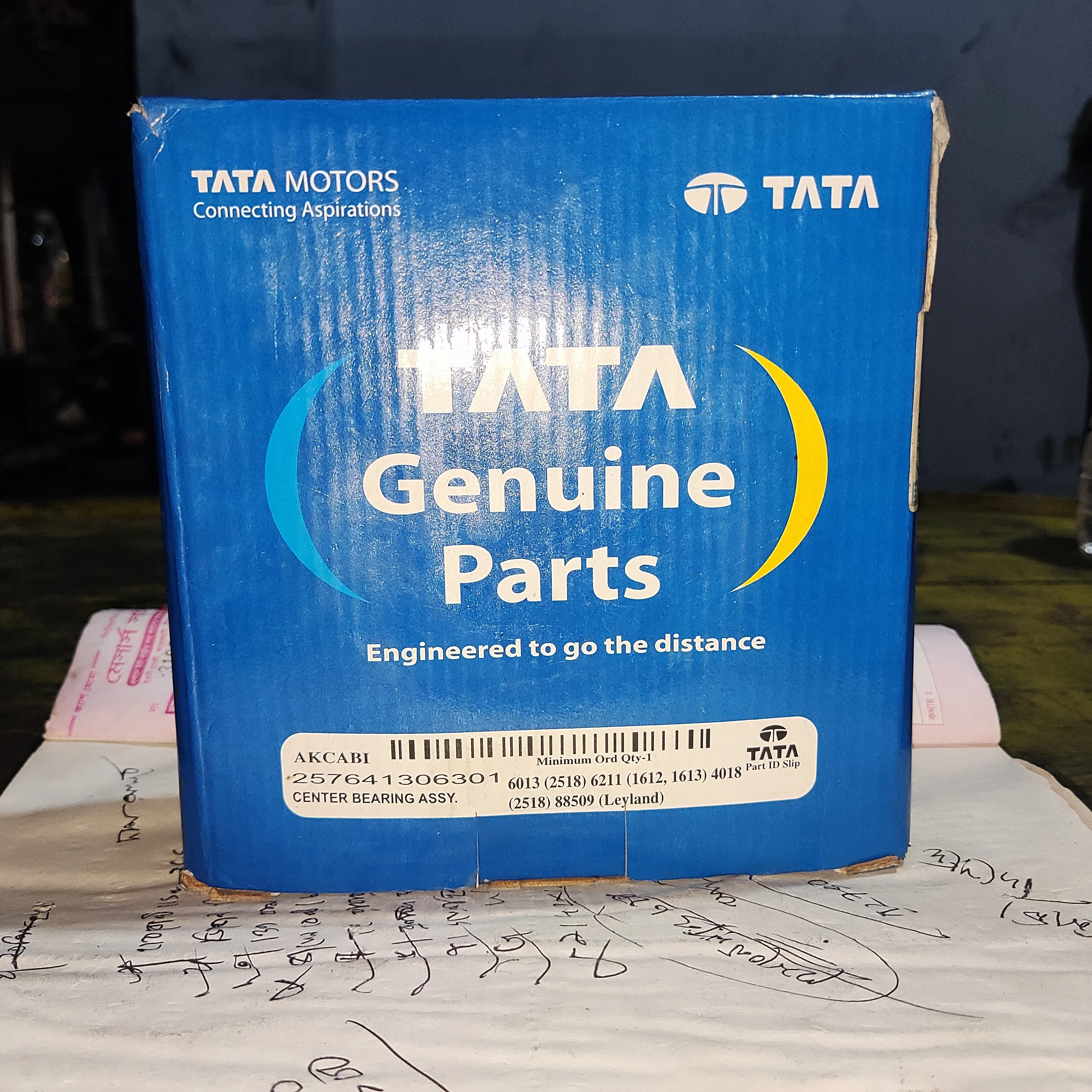 Tata 1613tc Center Bearing Rubber W/H Complete