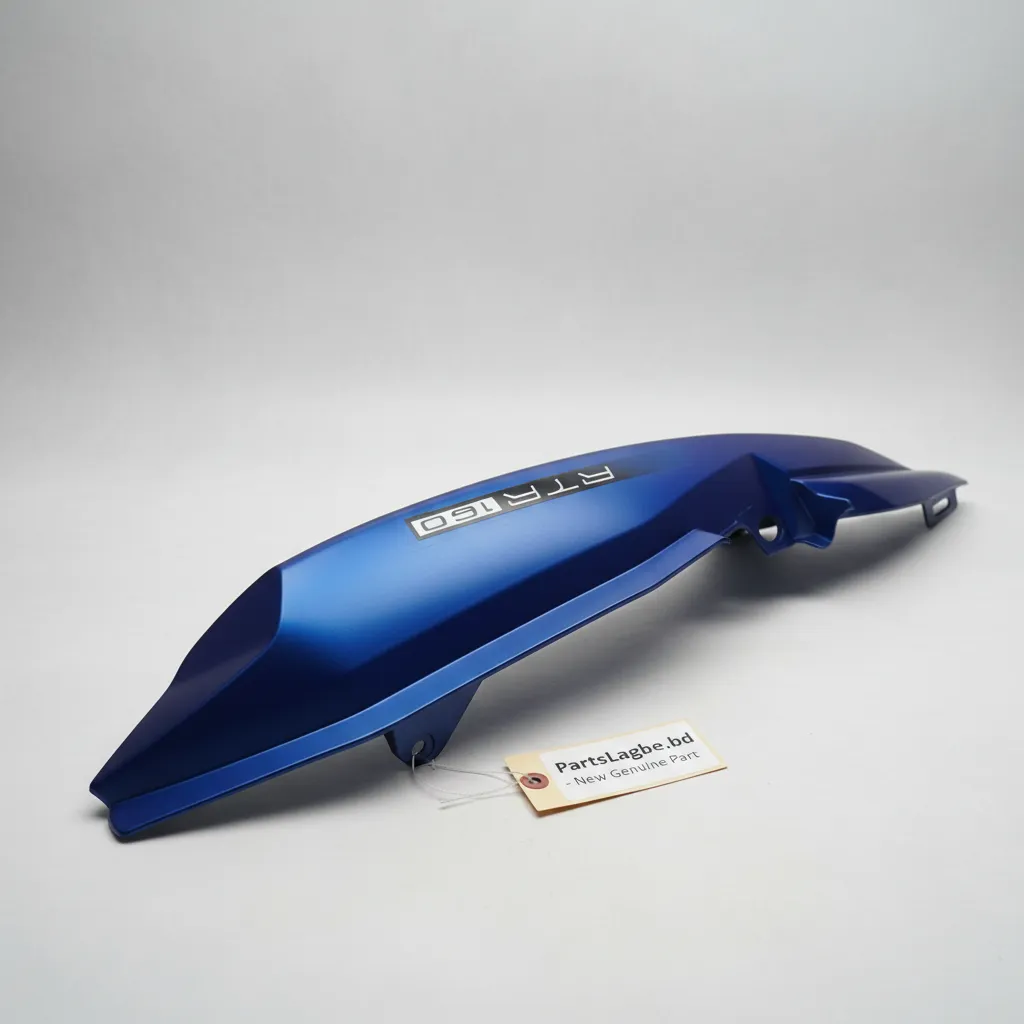 TVS Apache RTR 160 2V Tail Panel / Rear Side Cowl – Matte Blue