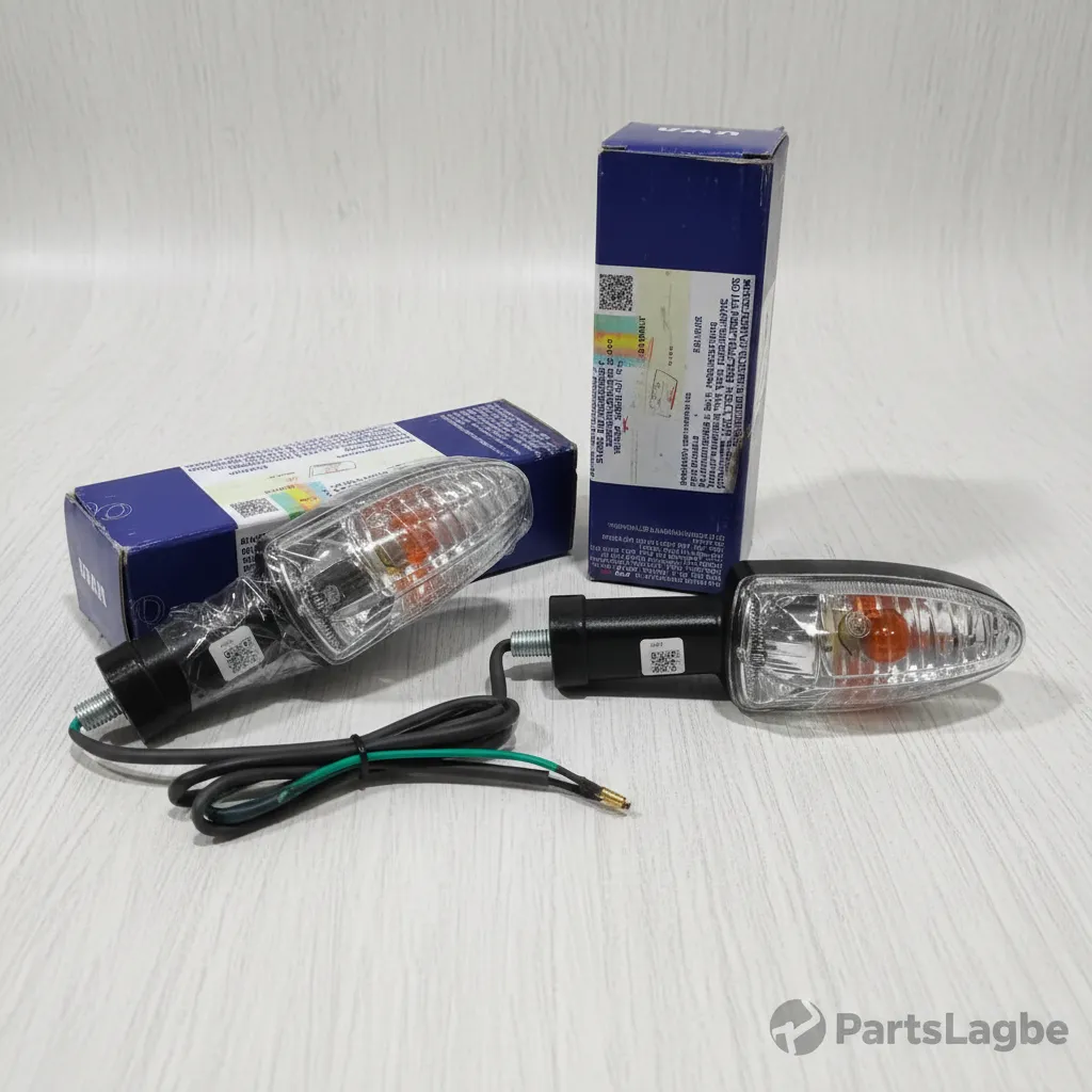 TVS Genuine Front / Rear Turn Signal Indicator Light or  Side Light (Clear Lens – OEM)