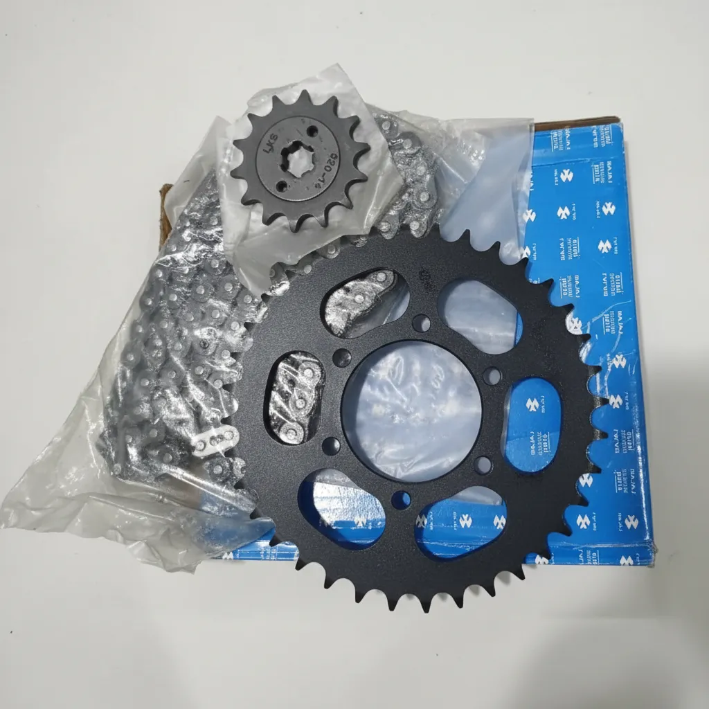 Bajaj Avenger 160 Chain Kit Set (Front Sprocket + Rear Sprocket + Chain)