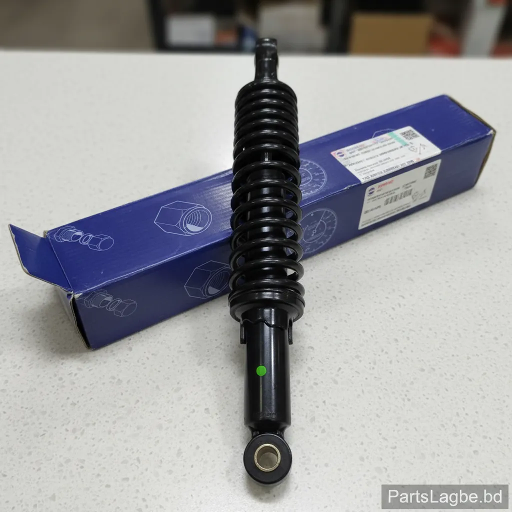 Genuine TVS Metro & Metro Plus Rear Shock Absorber – 5-Step Adjustable Suspension (Single Unit)