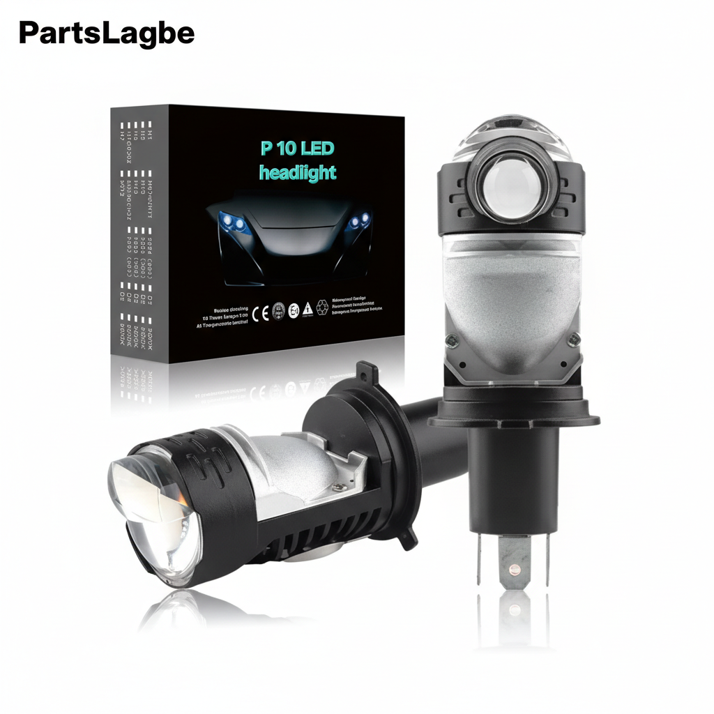P10 Ultra-Bright LED Projector Headlight Bulb.  High-Intensity 6000K Pure White Light – Universal Fit